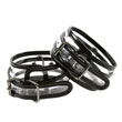 Bare Bondage Clear Vinyl Wrist Cuffs Bare Bondage Clear Vinyl Wrist Cuffs