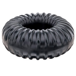 Perfect Fit Ribbed Ring Clear