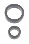 Platinum Silicone C Ring Charcoal