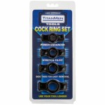 Titanmen Cock Ring Set Black