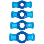 Titanmen Cock Ring Set Blue