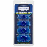 Titanmen Cock Ring Set Blue