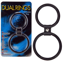 Dual Rings - Shaft And Balls Ring