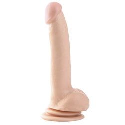 Basix 9 Inch Dong met zuignap Thicky vlees