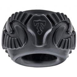 Perfekt Fit Tribal søn Ram Ring 2 Pack sort