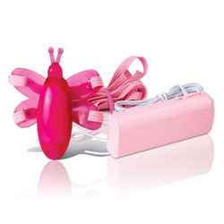 Dragonfly Fanstasy klitoris Strap-on massageapparat